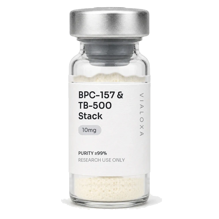 BPC-157 & TB-500 Stack - 10mg lyophilised reference vial