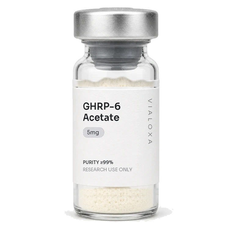 GHRP-6 Acetate - 5mg lyophilised reference vial