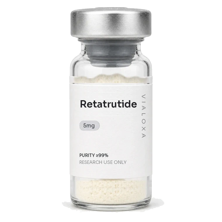Retatrutide - 5mg lyophilised reference vial